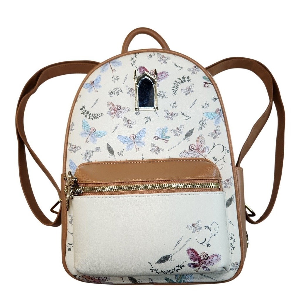 HARRY POTTER Mini Backpack Flying Keys Wizzarding World Hot Topic Ivory Tan